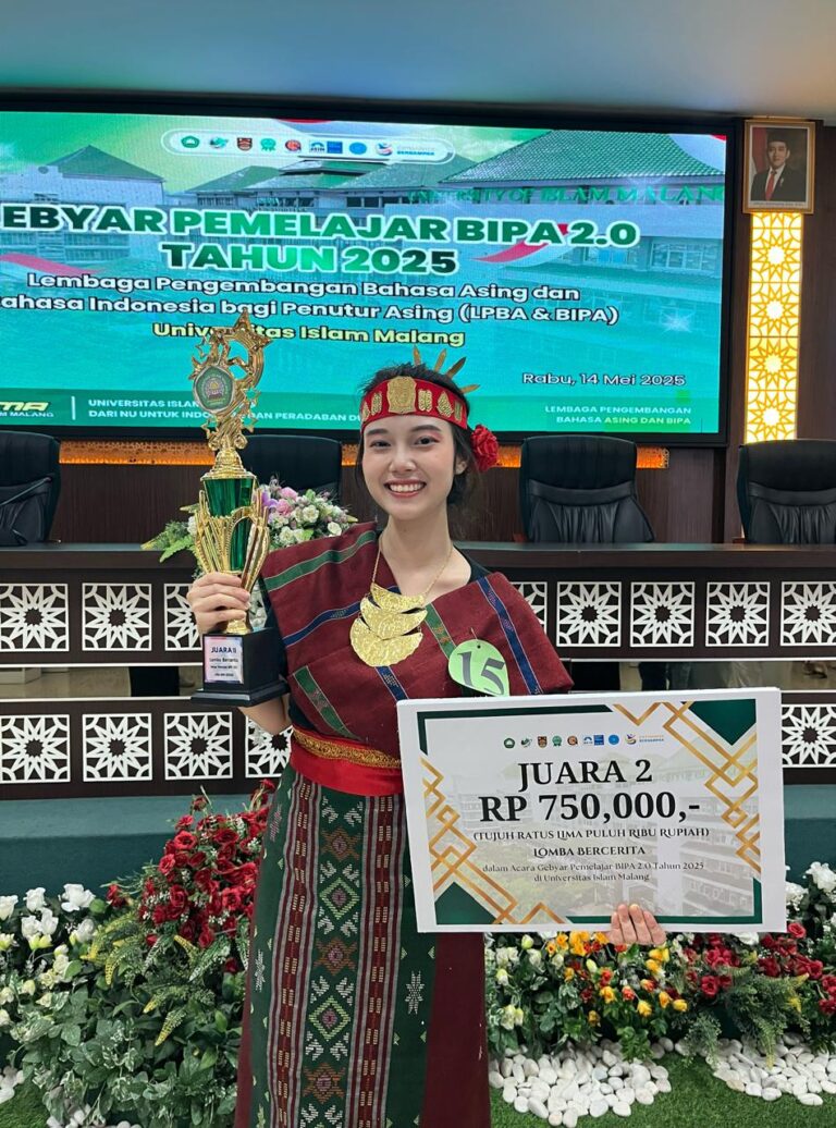 Mahasiswa BIPA UMM Ikuti Gebyar Pemelajar BIPA 2.0 Tahun 2025 di Universitas Islam Malang